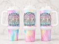 I'm Not Sarcastic I'm Just Allergic to Stupidity 40 oz tumbler mockup