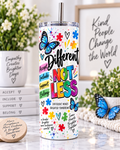 Different Not Less Autism Acceptance 20oz tumbler