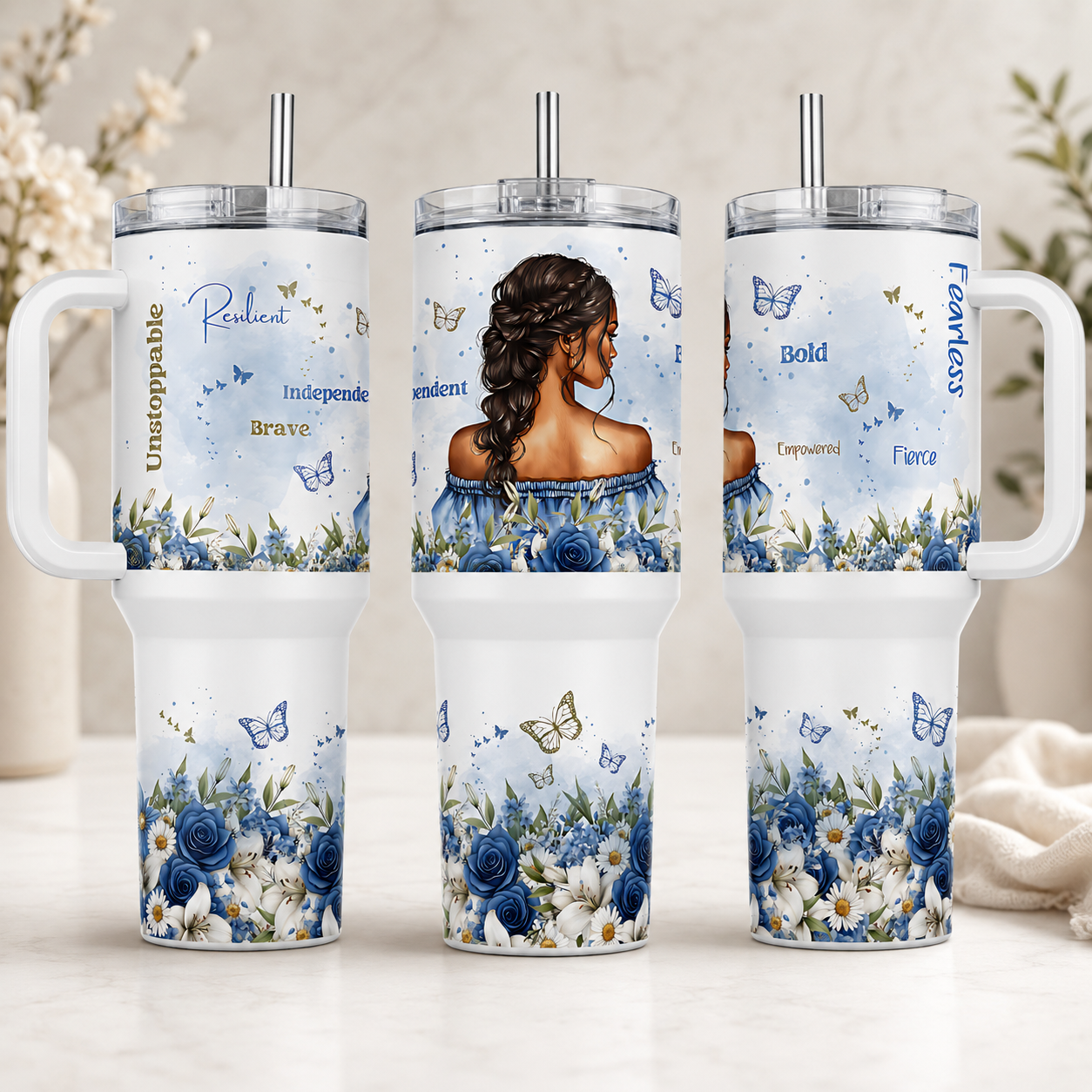 Love Yourself 40 oz tumbler product mockup