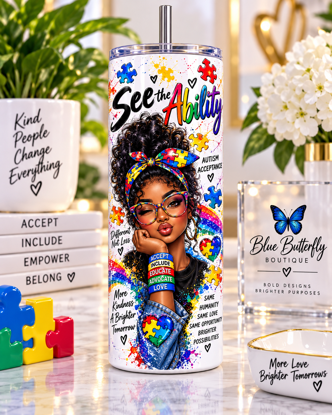 See the Ability Autism Acceptance 20oz tumbler