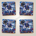 Buffalo Bills full-coverage ceramic coaster set of four - Blue Butterfly Boutique