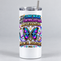 Part Clinic Magic. Part Controlled Chaos. 100% Essential. medical assistant white 20 oz tumbler