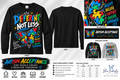 Different Not Less butterfly autism acceptance youth long sleeve shirt mockup