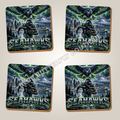 Seattle Seahawks full-coverage ceramic coaster set of four - Blue Butterfly Boutique