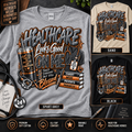 Healthcare Looks Good On Me black copper masculine Stable-ish T-shirt mockup