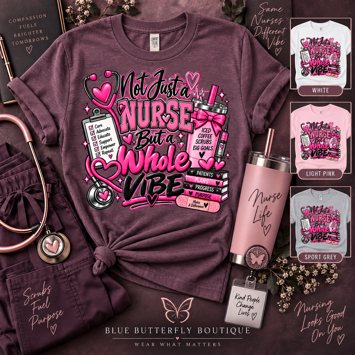 Not Just a Nurse But a Whole Vibe original Stable-ish refreshed mockup