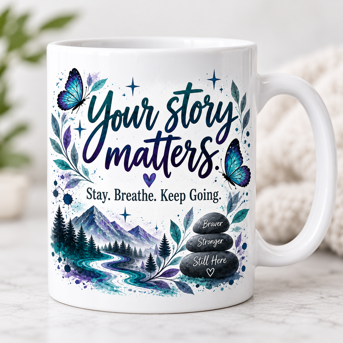 Your Story Matters 15oz Suicide Prevention Awareness mug